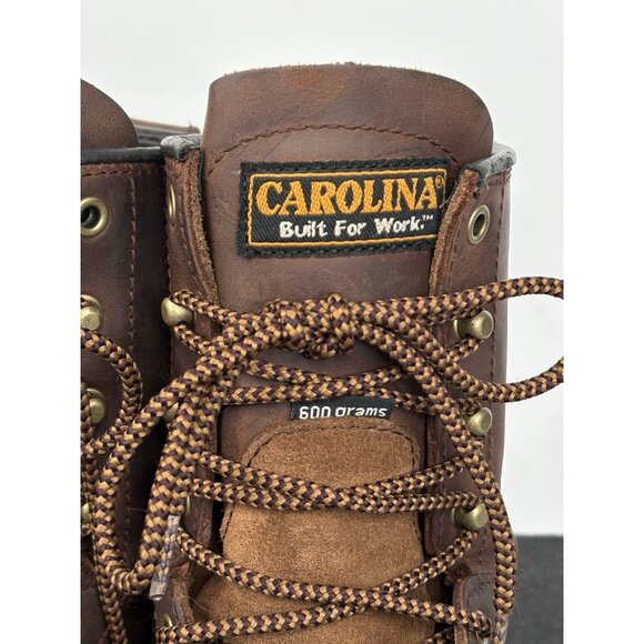 Carolina Steel Toe Leather Work Metguard Logger Boot Waterproof Mens 9.5D CA7821 - Picture 4 of 16